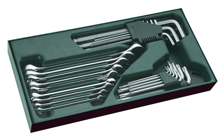 SATA 09922 zestaw 27 kluczy płasko-oczkowych i trzpieniowych SATA na www.cooltools.pl