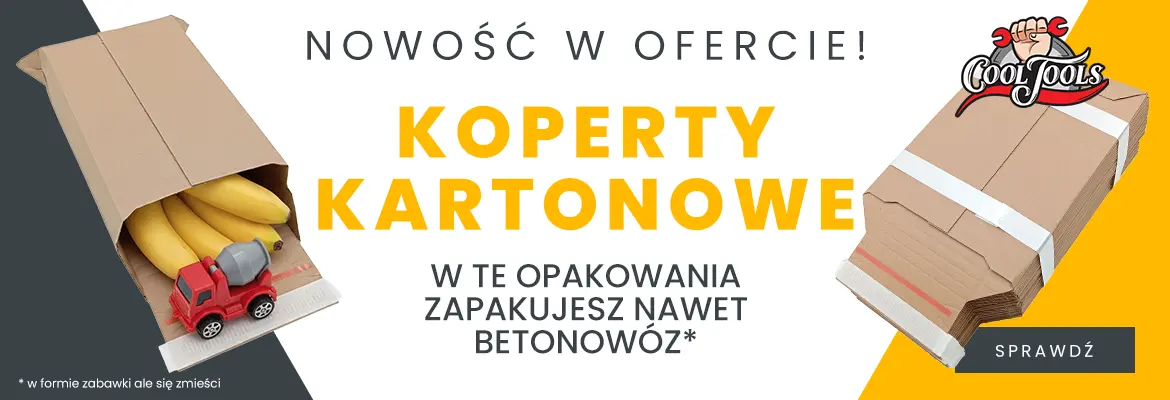 Koperty kartonowe - Nowość w CoolTools