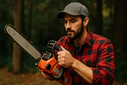 Bezpieczne i efektywne cięcie piłą łańcuchową: Kompleksowy poradnik dla majsterkowiczów
