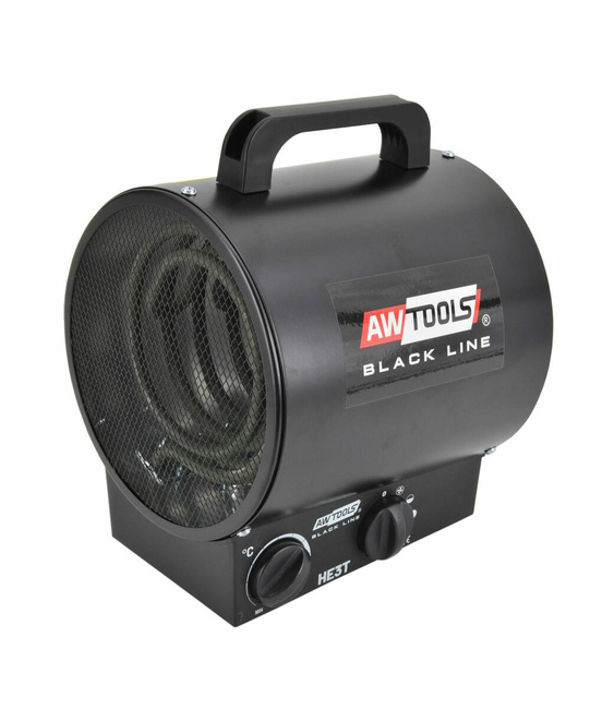 AW NAGRZEWNICA ELEKTRYCZNA TUBA  3KW HE3T /BLACK LINE