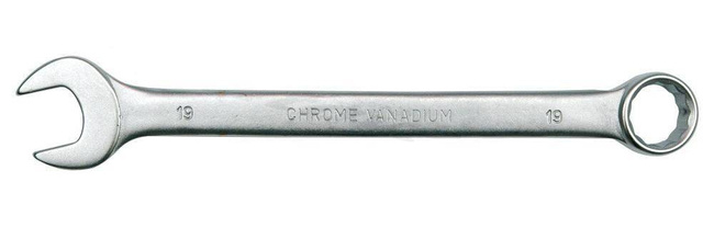 VOREL KLUCZ PŁASKO - OCZKOWY Cr-V 27mm SATYNA   51692