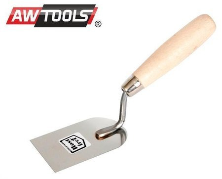 AWTOOLS KIELNIA SZTUKATORSKA NIERDZEWNA ŁOPATKOWA 80mm UCHWYT DREWNIANY