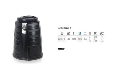 PROSPERPLAST KOMPOSTOWNIK  340L CZARNY