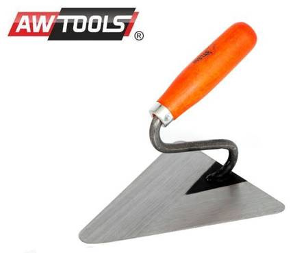 AWTOOLS KIELNIA TRÓJKĄTNA SZLIFOWANA 220mm UCHWYT DREWNIANY