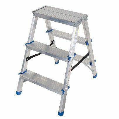 AWTOOLS DRABINA TABORET 3 STOPNIE 150KG