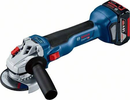 BOSCH SZLIFIERKA KĄTOWA 18V 125mm 2x5,0Ah + L-BOXX GWS 18V-10