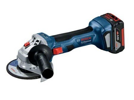 BOSCH SZLIFIERKA KĄTOWA 18V GWS 180-LI 2x4,0Ah WALIZKA