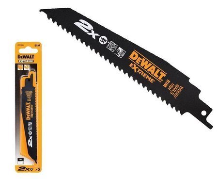 DEWALT BRZESZCZOT DO PIŁY SZABLASTEJ 305x4,2mm DREWNO Z GWOŹDZIAM EXTREME /5szt.