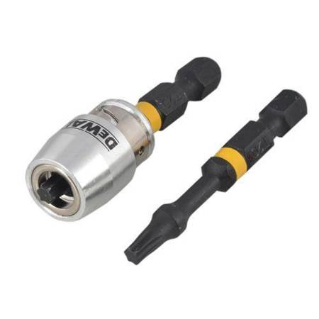 DEWALT KOŃCÓWKA UDAR. PH2x50 /2szt. +UCHWYT MAGNETYCZNY EXTREME IMPACT TORSION