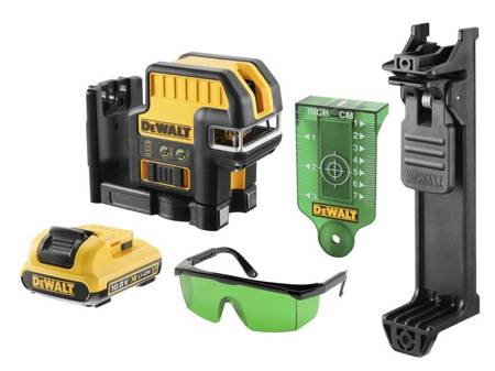 DEWALT LASER KRZYŻOWO-PUNKTOWY 10,8V 1x2,0Ah LI-ION ZIELONY DCE0825D1G