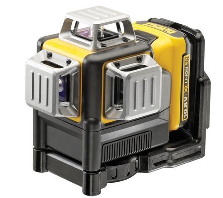 DEWALT LASER LINIOWY 3-PŁASZCZYZNOWY 10,8V 1x2,0Ah LI-ION CZERWONA WIĄZKA 15m DCE089D1R