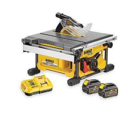 DEWALT PILARKA STOŁOWA DO DREWNA FLEXVOLT 54V 210mm 2x6,0Ah BEZSZCZOTKOWA