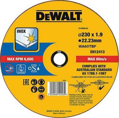 DEWALT TARCZA METAL 230x1,9mm