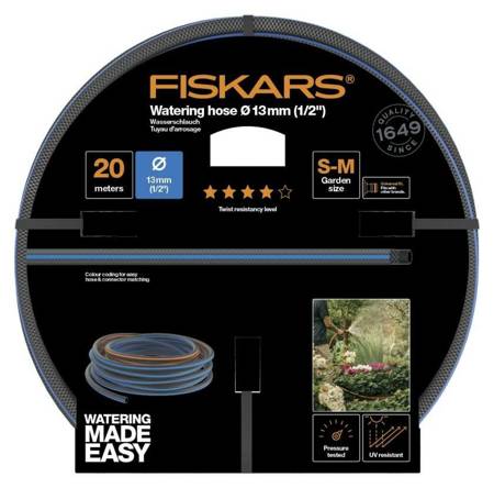 FISKARS WĄŻ OGRODOWY 1/2" 20m - Q4