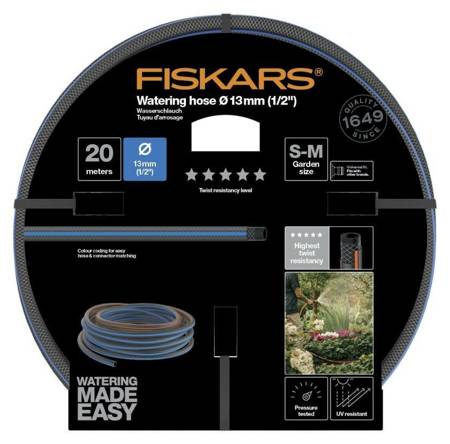 FISKARS WĄŻ OGRODOWY 1/2" 20m - Q5