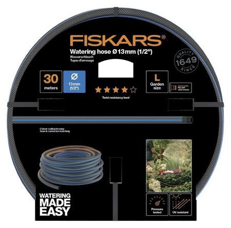 FISKARS WĄŻ OGRODOWY 1/2" 30m - Q4