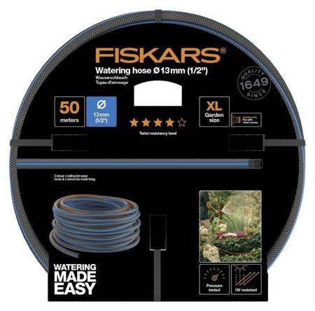 FISKARS WĄŻ OGRODOWY 1/2" 50m - Q4