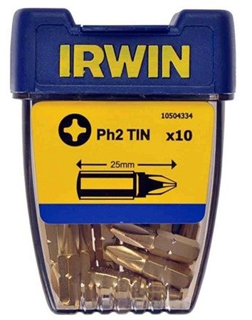 Grot Phillips Ph2 L=25 mm 1/4" TiN 10 szt. Irwin 10504334