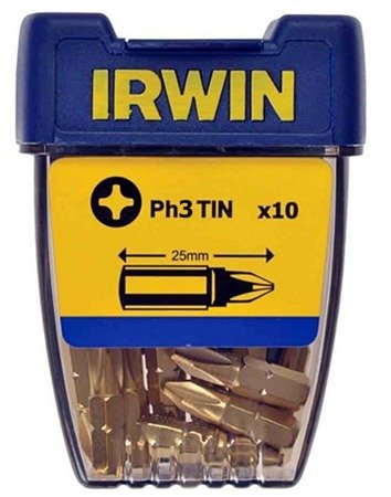 Grot Phillips Ph3 L=25 mm 1/4" TiN 10 szt. Irwin 10504335