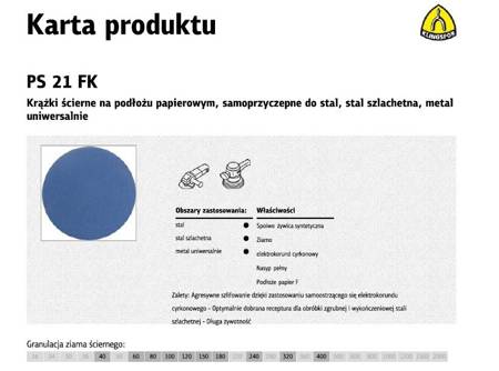 K.KRĄŻEK 150  PS21FK 50szt.120 OTW. GLS3