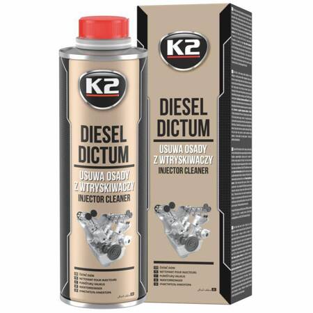 K2 PREPARAT DO CZYSZCZENIA WTRYSKÓW DIESEL DICTUM 500ML