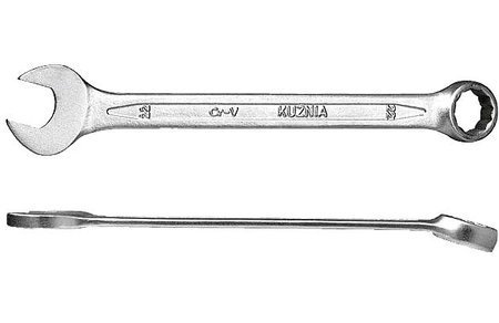 KUŹNIA KLUCZ PŁASKO-OCZKOWY  6mm Cr-V RWPn