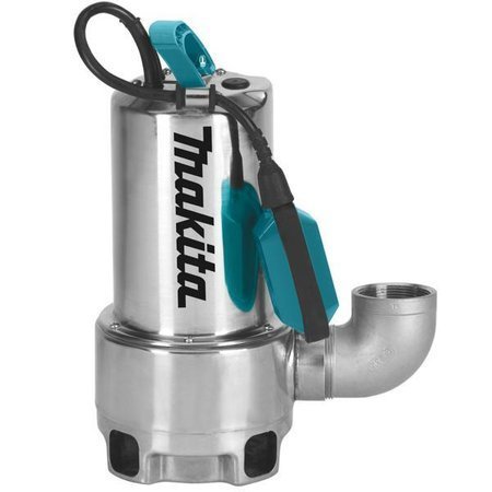 MAKITA POMPA DO WODY BRUDNEJ Z PŁYWAKIEM 1100W 250 l/min INOX PF1110