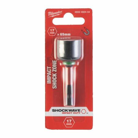 MILWAUKEE KOŃCÓWKA Z NASADKĄ MAGNETYCZNA HEX 17mm (65mm)