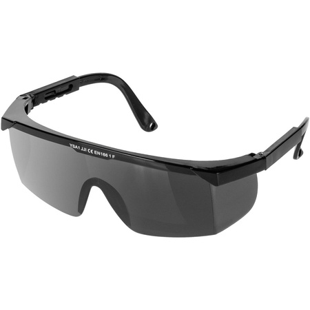 OKULARY YSA1 CZARNE REG.ZAUSZ. CE EN166 Richmann C0000