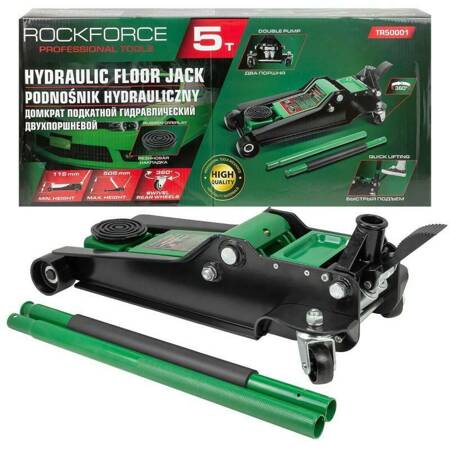 ROCKFORCE DŹWIGNIK "ŻABA" 5T 115-505mm NISKI