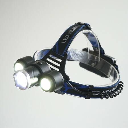 TIROSS LATARKA AKUMULATOROWA CZOŁOWA ZOOM CREE TS-1196