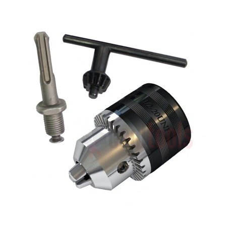 Uchwyt wiertarski z kluczykiem + adapter SDS 1/2" Corona C9209