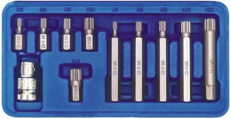 VOREL KOŃCÓWKI SPLINE M5-M12 kpl. 11szt.   66770