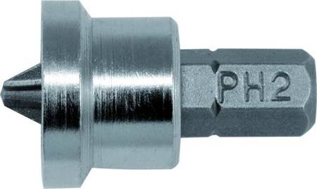 YATO KOŃCÓWKA / BIT Z OGRANICZNIKIEM DO PŁYT KARTON-GIPS 1/4" x 25mm PH2 20szt.  7980