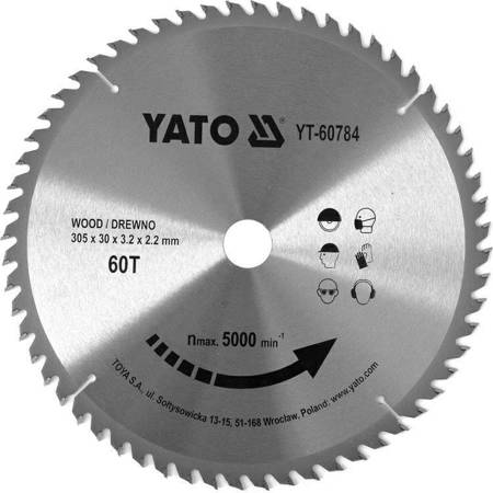 YATO PIŁA TARCZ.WID. 305*60*30    60784