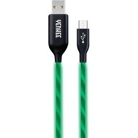 YCU 231 GN LED Micro USB cable YENKEE