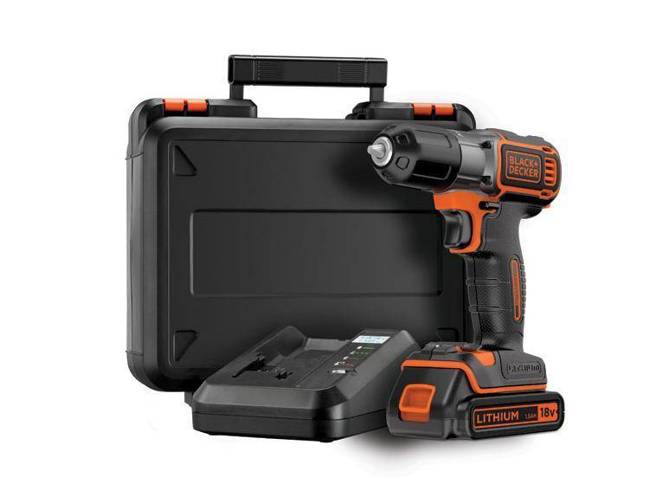 BLACK+DECKER WIERTARKO-WKRĘTARKA 18V 1 x 1,5AH LI-ION AUTOSENSE + WALIZKA ASD18K