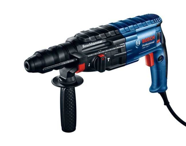 BOSCH MŁOTOWIERTARKA Z OPCJĄ KUCIA 790W 2,7J GBH 240 F + DADATKOWY UCHWYT