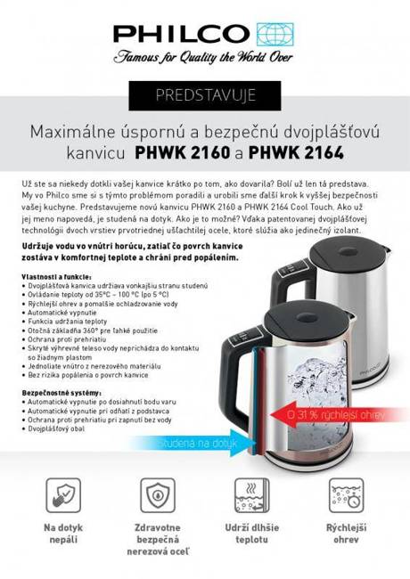 Czajnik z regulacją temperatury PHILCO PHWK 1701