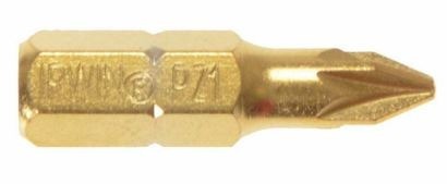 Grot Pozidriv Pz1 L=25 mm 1/4" TiN 10 szt. Irwin 10504341