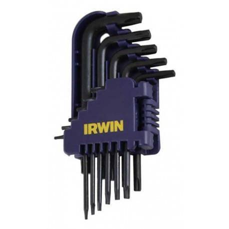 IRWIN KLUCZE TYPU TORX  11szt. T6 - T7 - T8 - T9 - T10 - T15 - T20 - T25 -  T27 - T30 - T40