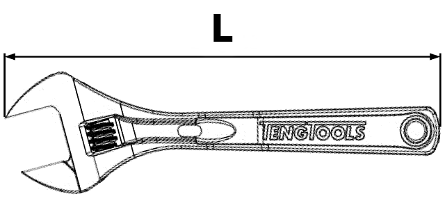 Klucz nastawny 200 mm TengTools 4003IQ (178180204)