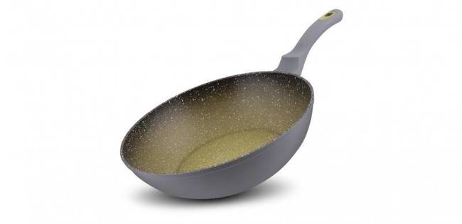 LT1197 PATEL. WOK 28 X 8 CM OLIVE LAMART