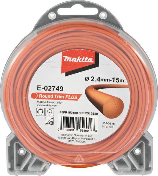 MAKITA ŻYŁKA  NYLONOWA OKRĄGŁA 2,4mm/15m