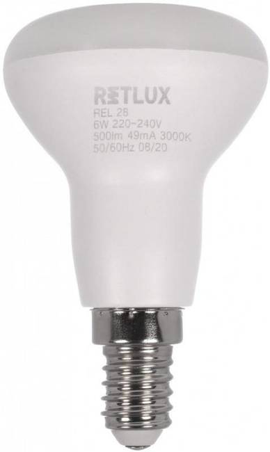 REL 28 LED R50 2x6W E14 WW RETLUX