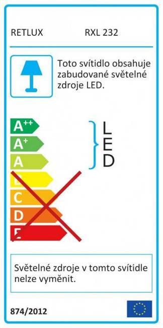 RXL 232 łańcuch150LED 15+5m CW TM RETLUX