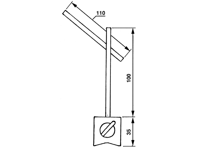 Statyw pomiarowy 230 mm Limit 151280104