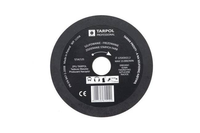 TARPOL TARNIK PROSTY FI = 125mm x 3 x 22,2mm GŁADŹ WYŻSZA  T-14