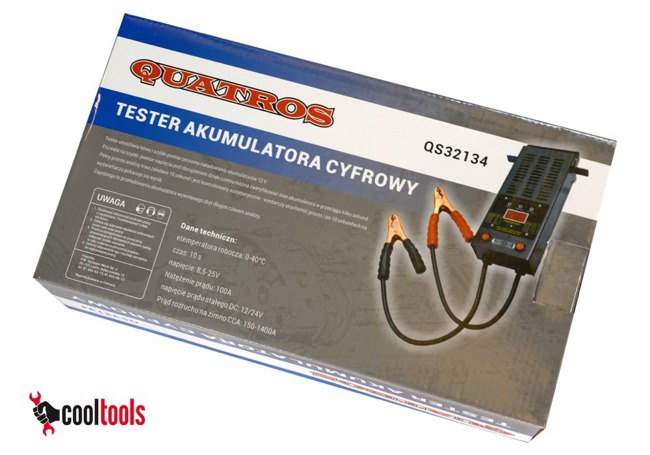 Tester akumulatora cyfrowy QUATROS QS32134