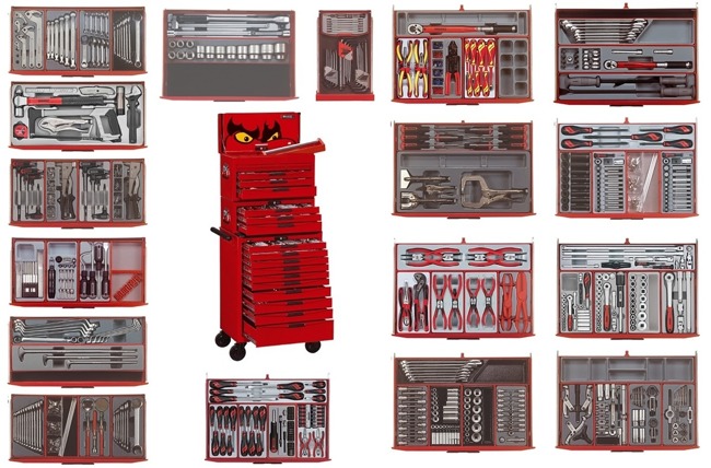 Wózek narzędziowy Tengtools 1001 narzędzi TCMM1001N